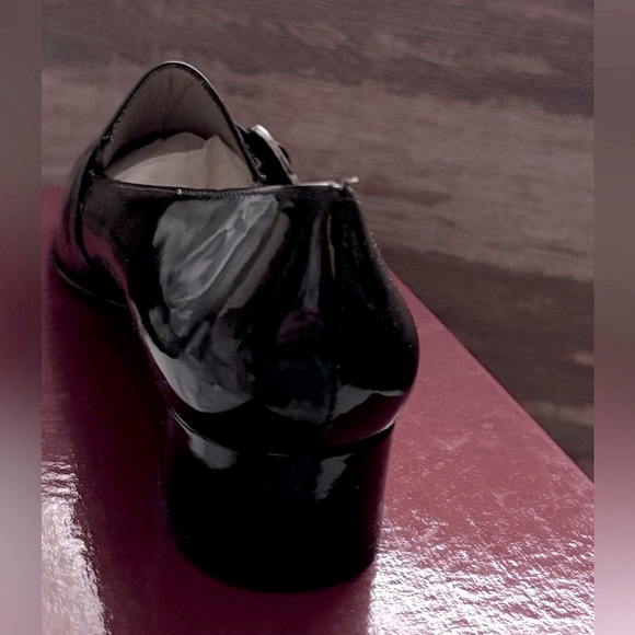 Salvatore Ferragamo Dark Brown Patent Leather Loafers - Picture 5 of 11